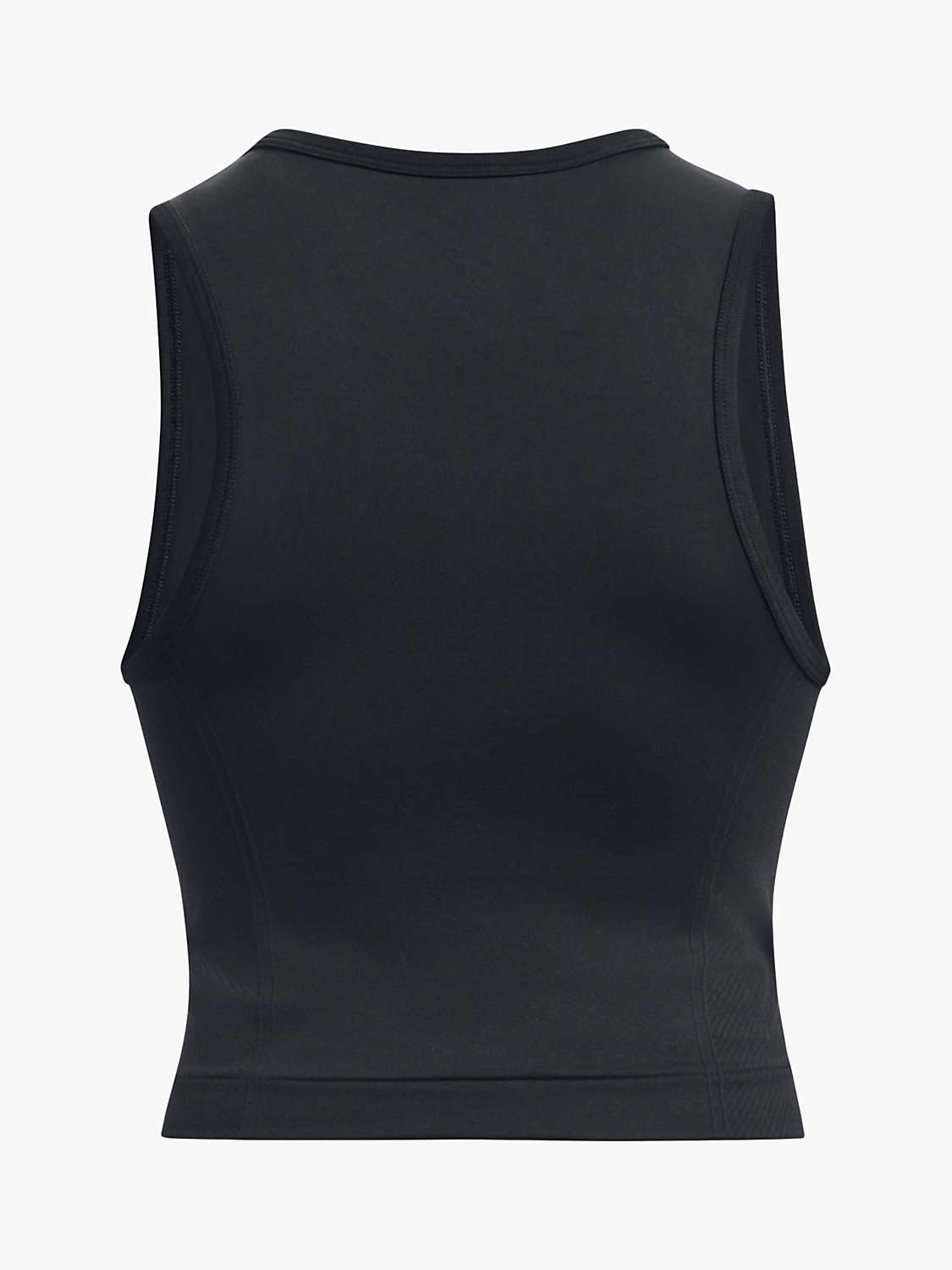 Buy Under Armour Train Seamless Tank Top, Black/White Online at johnlewis.com