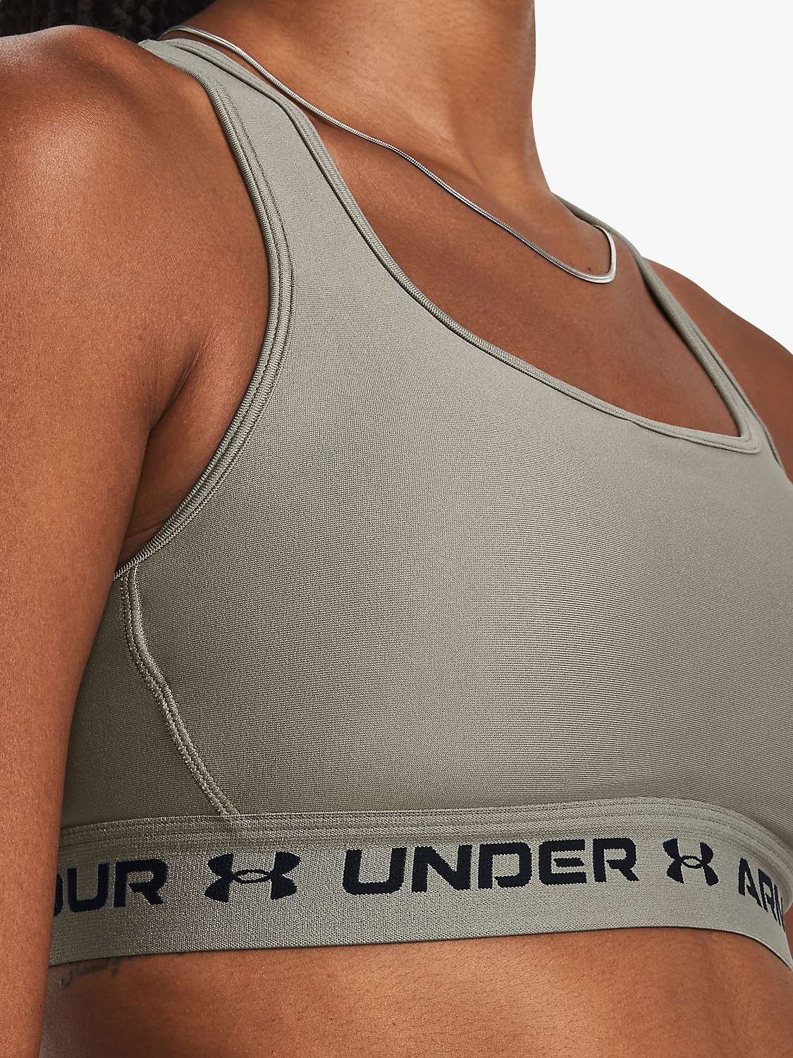 Buy Under Armour Mid Armour Crossback Sports Bra Online at johnlewis.com