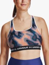 Sweaty Betty Mindful Seamless Yoga Sports Bra Blue Tie Dye US Size 14 UK XL