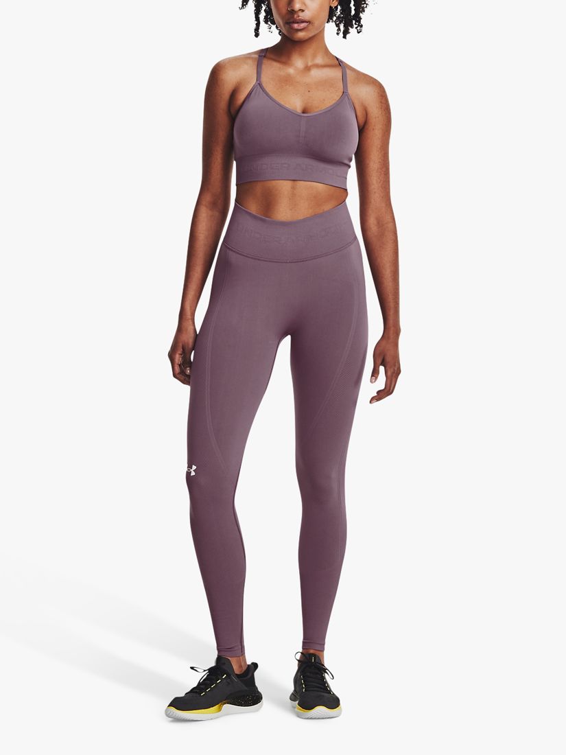 Pump Washed Seamless Active Top - Plum