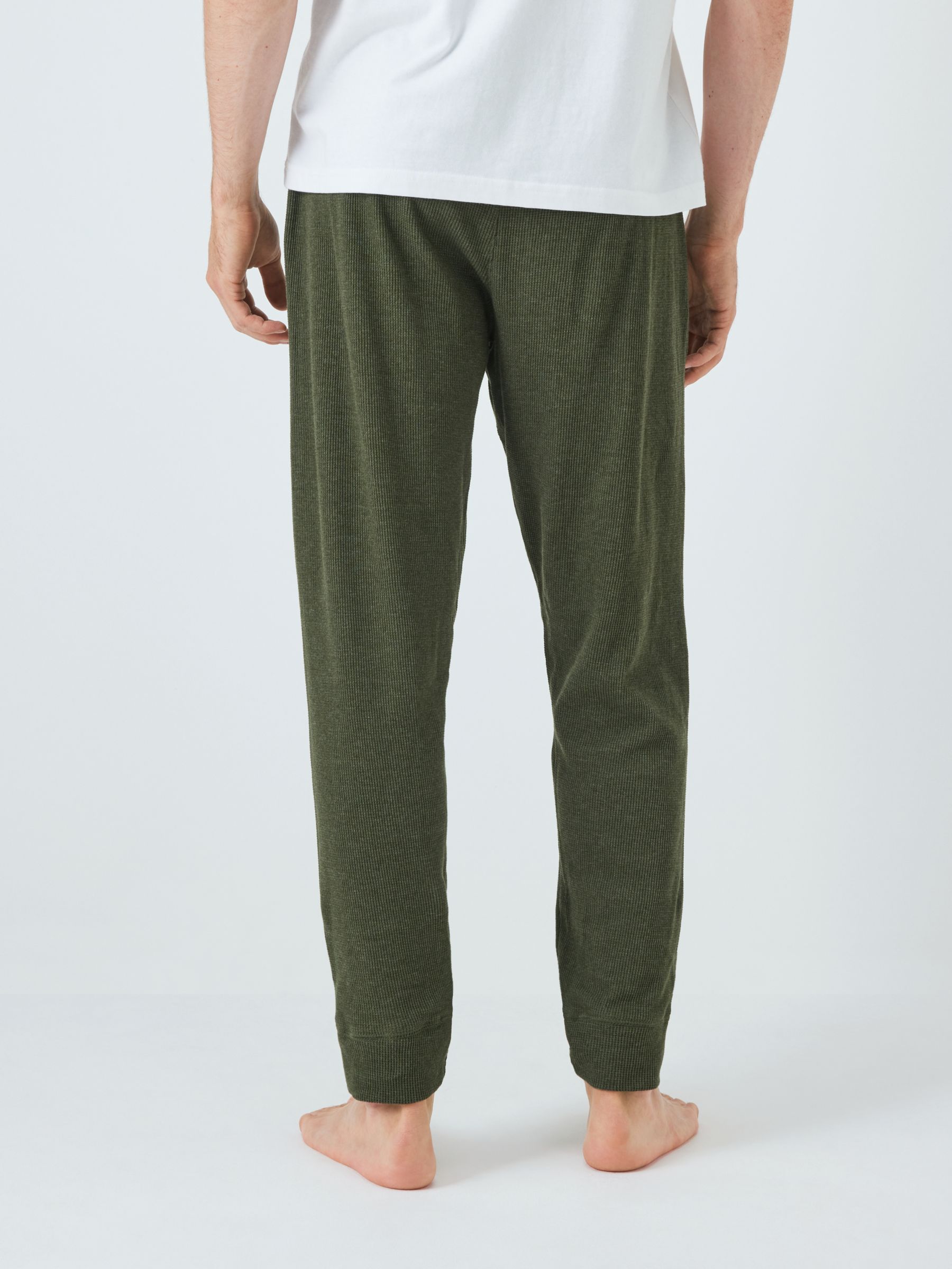 Buy John Lewis ANYDAY Waffle Cotton Blend Lounge Joggers Online at johnlewis.com