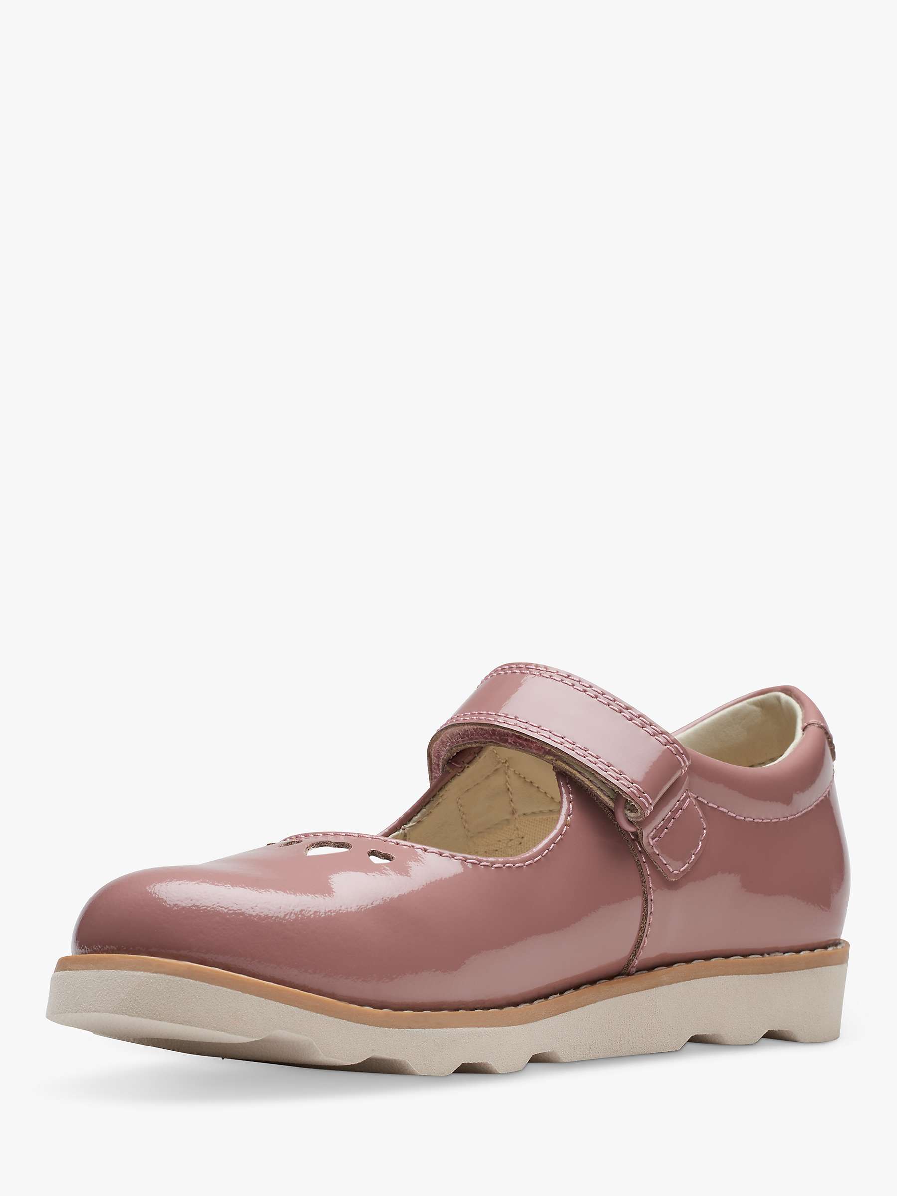 Buy Clarks Kids' Crown Jane Leather Shoes Online at johnlewis.com