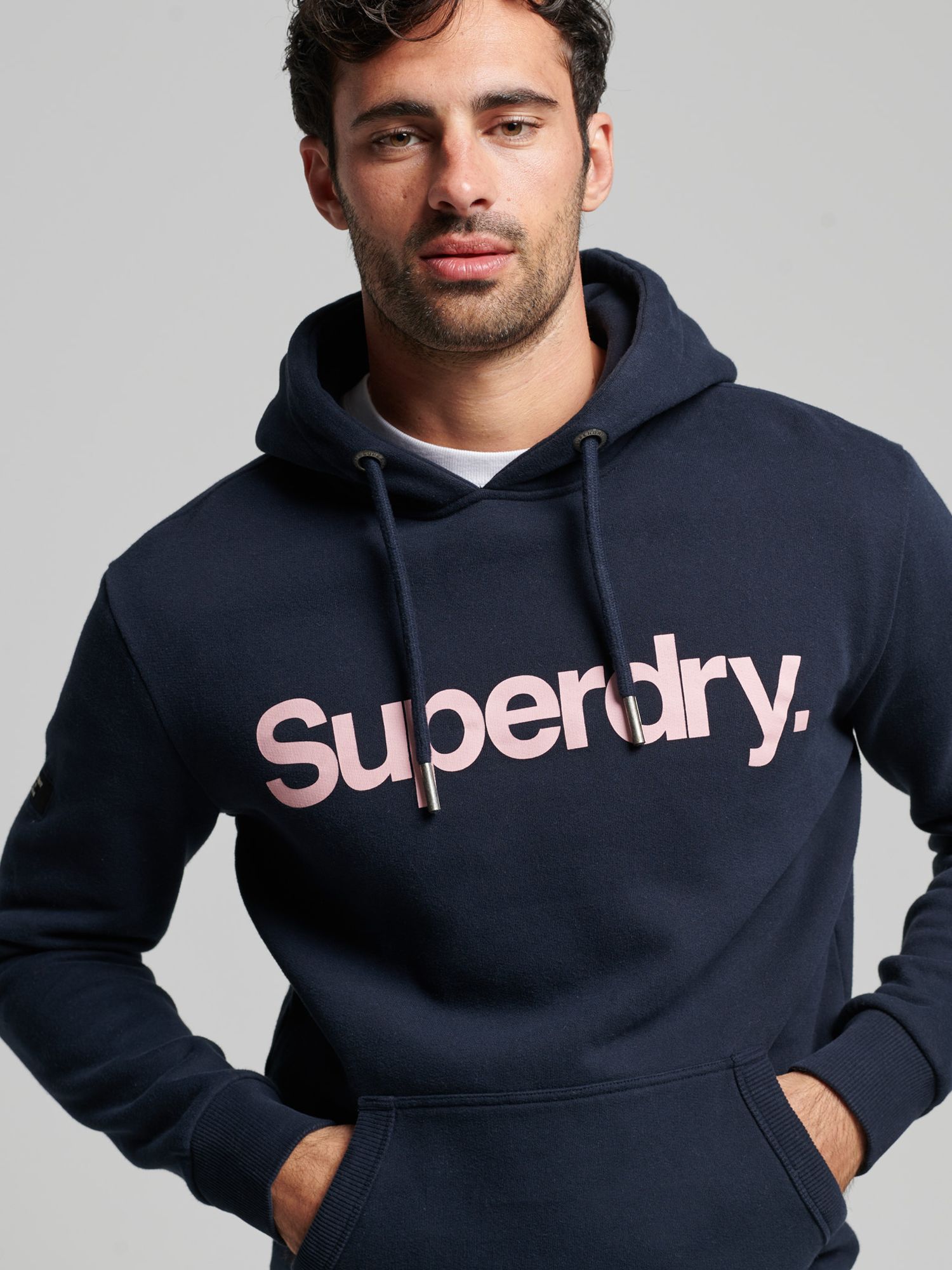 Superdry hoodie in navy