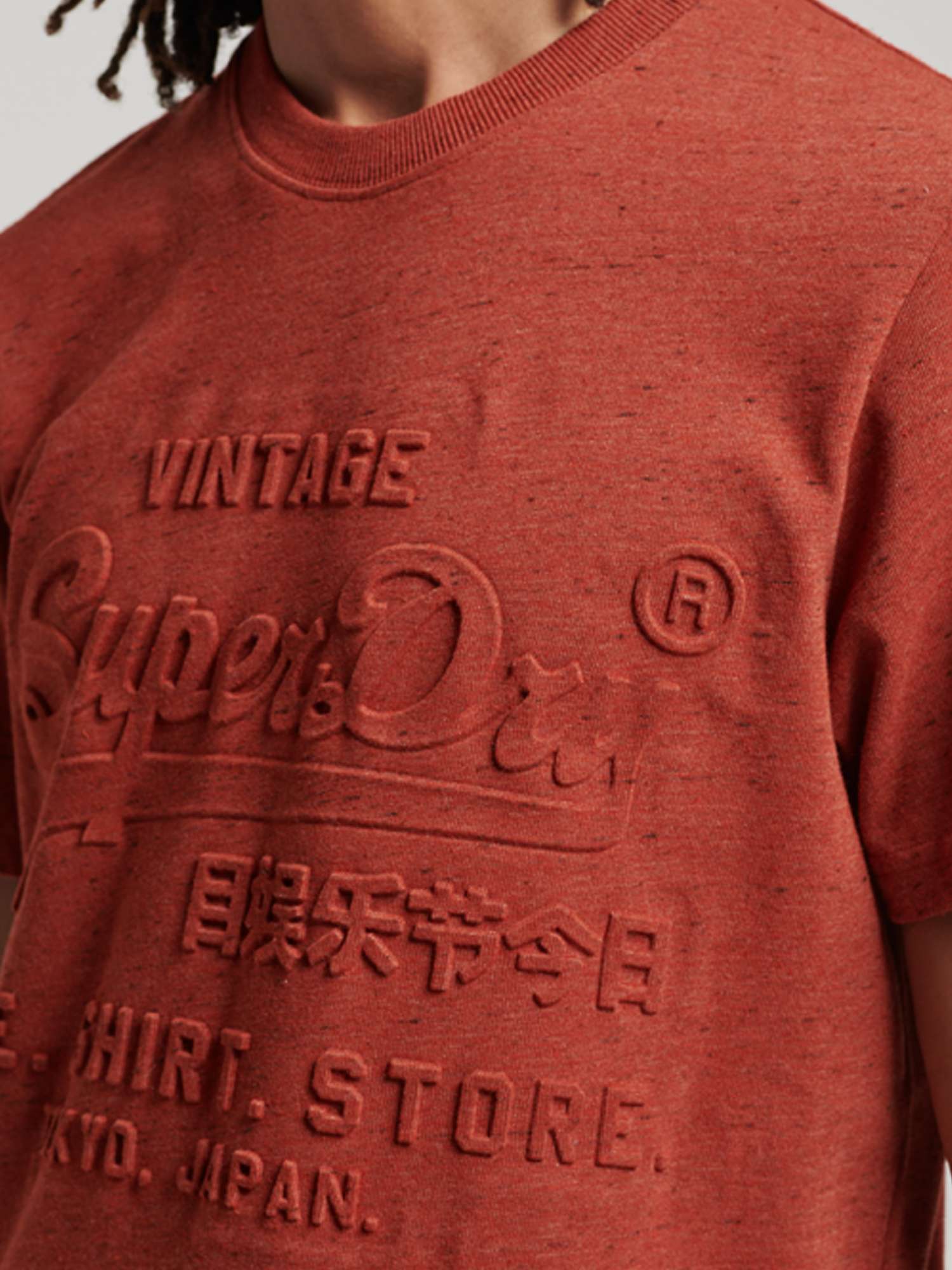 Buy Superdry Vintage Logo Embossed T-Shirt Online at johnlewis.com