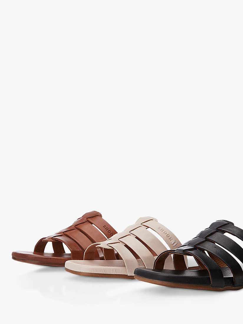 Buy Moda in Pelle Ivory Leather Slider Sandals Online at johnlewis.com