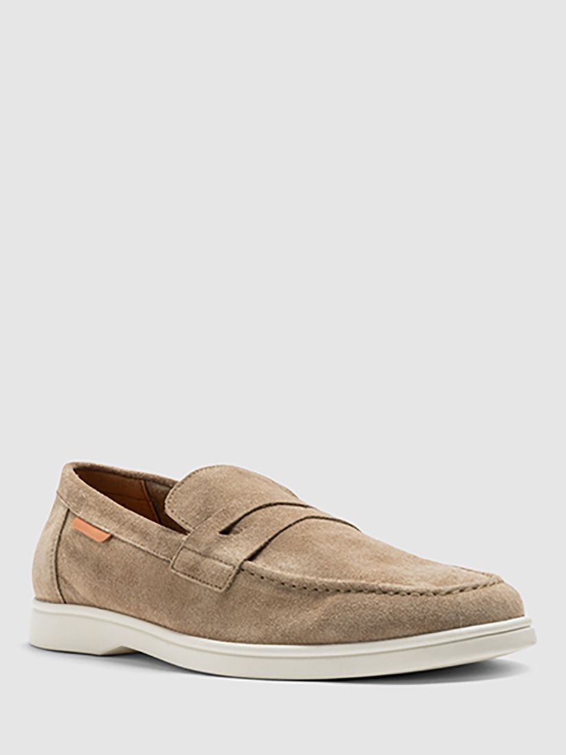 Rodd & Gunn Moana Suede Loafers, Sand at John Lewis & Partners