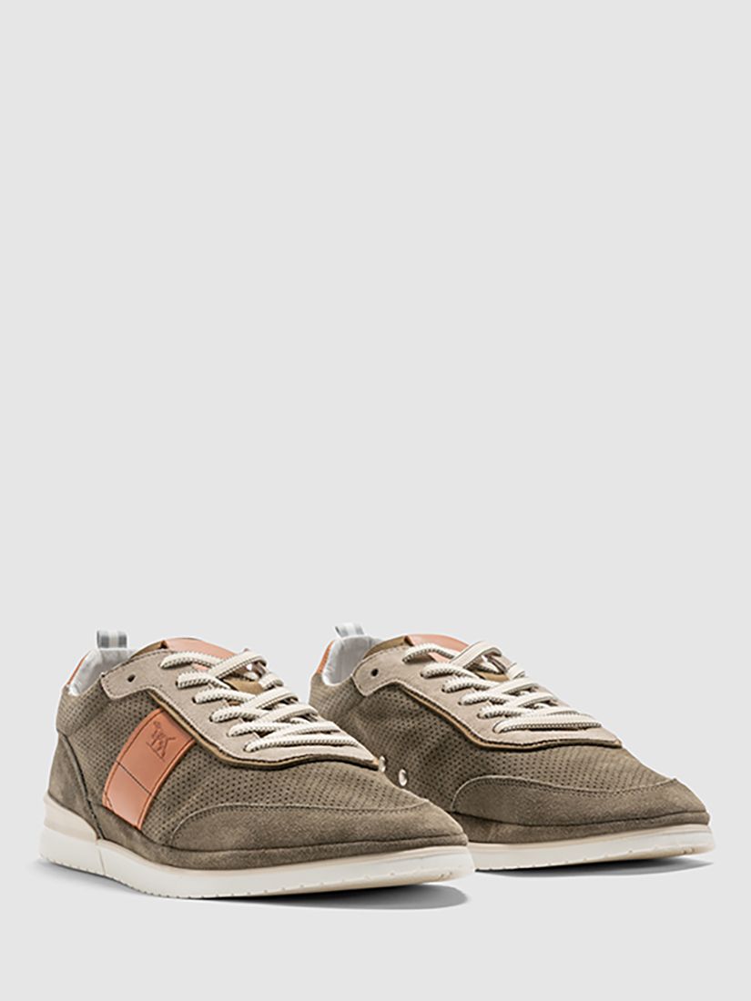 Rodd & Gunn Parnell Lace Up Trainers, Salvia at John Lewis & Partners