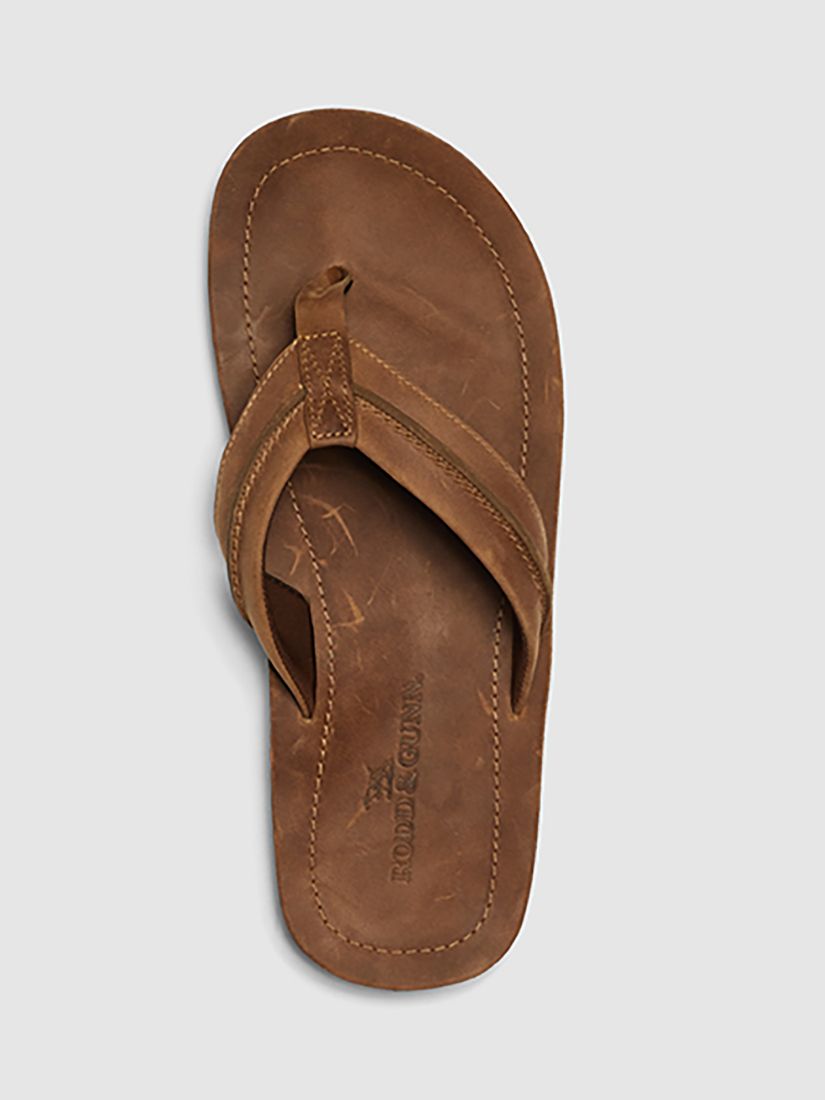 Buy Rodd & Gunn Piha Leather T-Bar Sandals Online at johnlewis.com