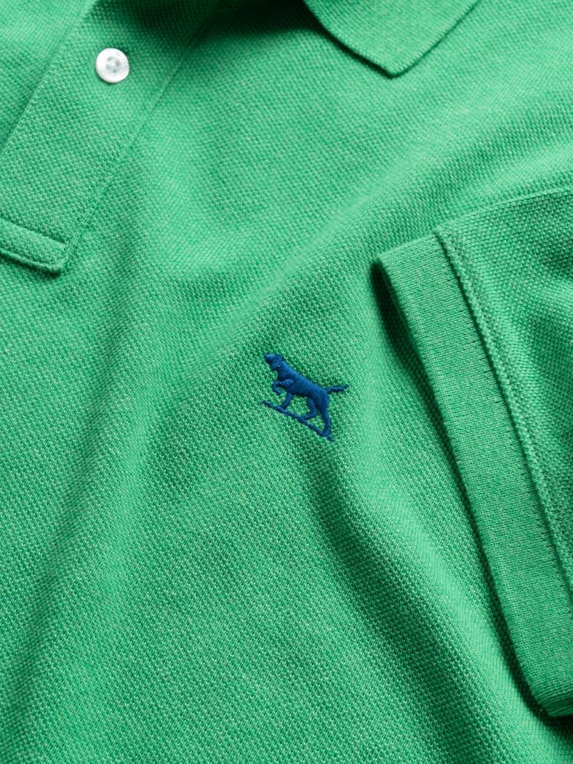 Rodd & Gunn Gunn Cotton Slim Fit Short Sleeve Polo Shirt, Lawn, XS