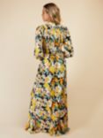 Little Mistress Vintage Floral Print Maxi Dress, Multi