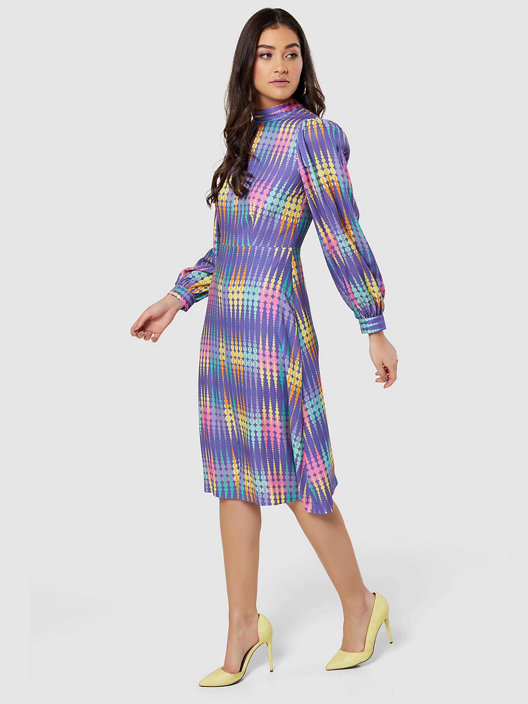 Buy Closet London Pastel Dress, Purple Online at johnlewis.com