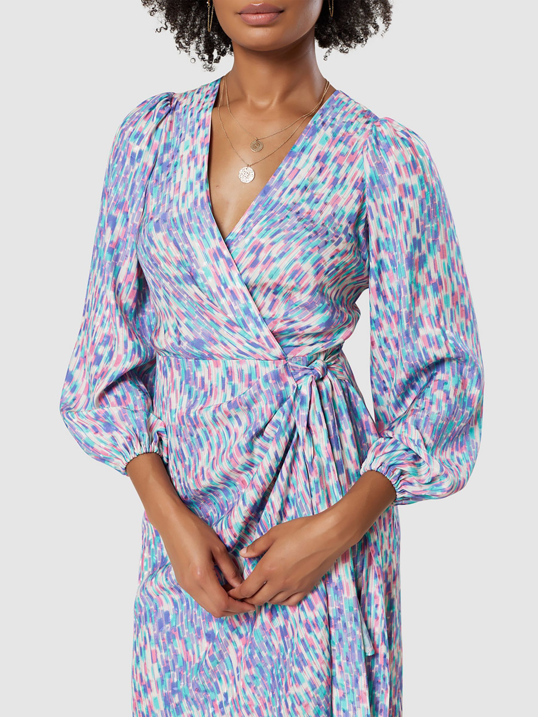 Buy Closet London Abstract Wrap Dress, Multi Online at johnlewis.com