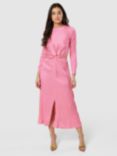 Closet London Twist Jacquard Dress, Pink