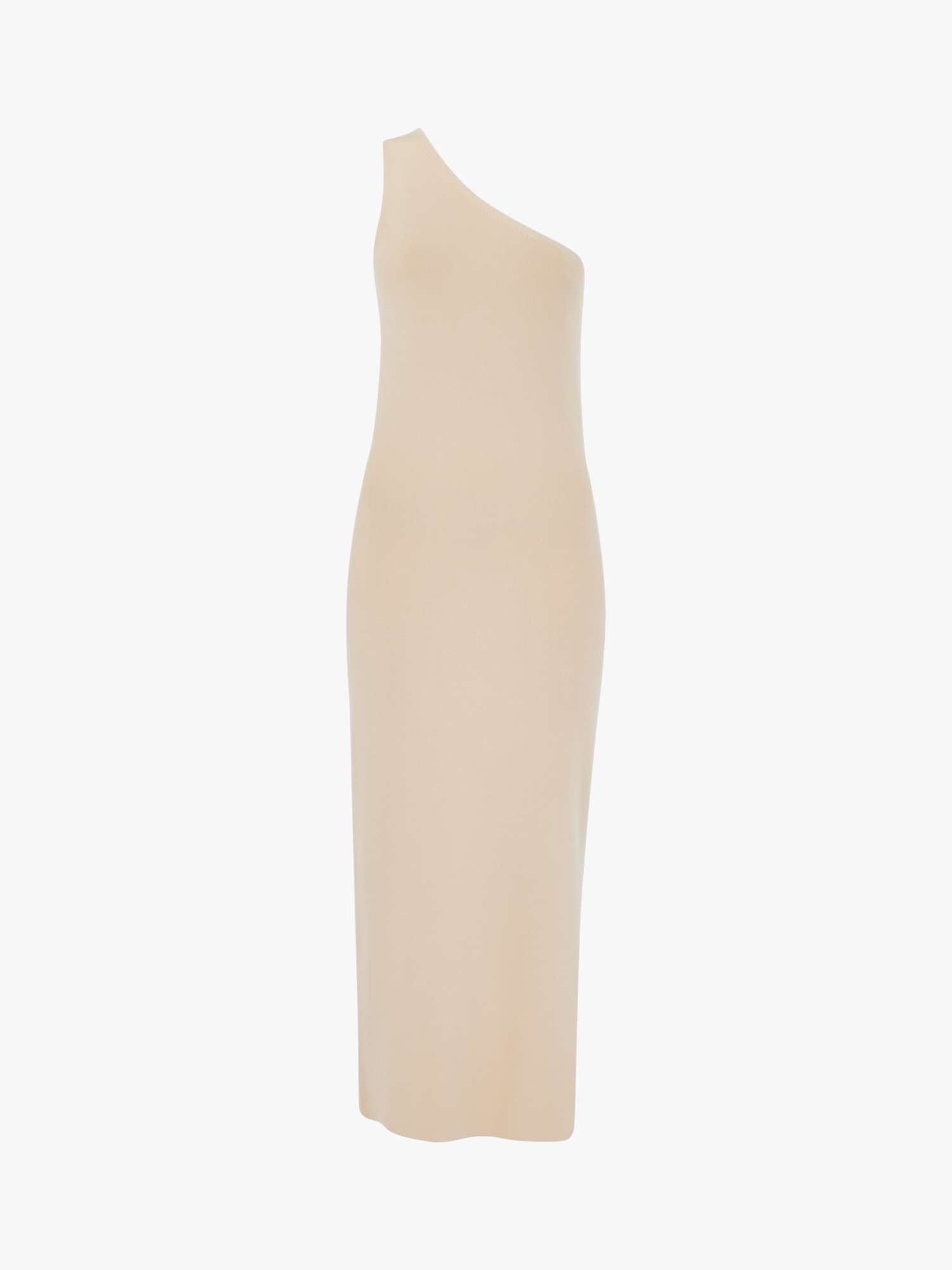 Buy Whistles One Shoulder Knit Midi Dress, Ivory Online at johnlewis.com