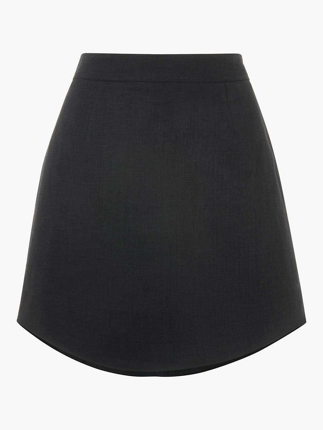 Buy Whistles Curved Hem Linen Skirt Online at johnlewis.com