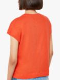 Whistles Ember Linen Blend Pocket T-Shirt