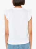 Whistles Frill Cap Sleeve T-Shirt