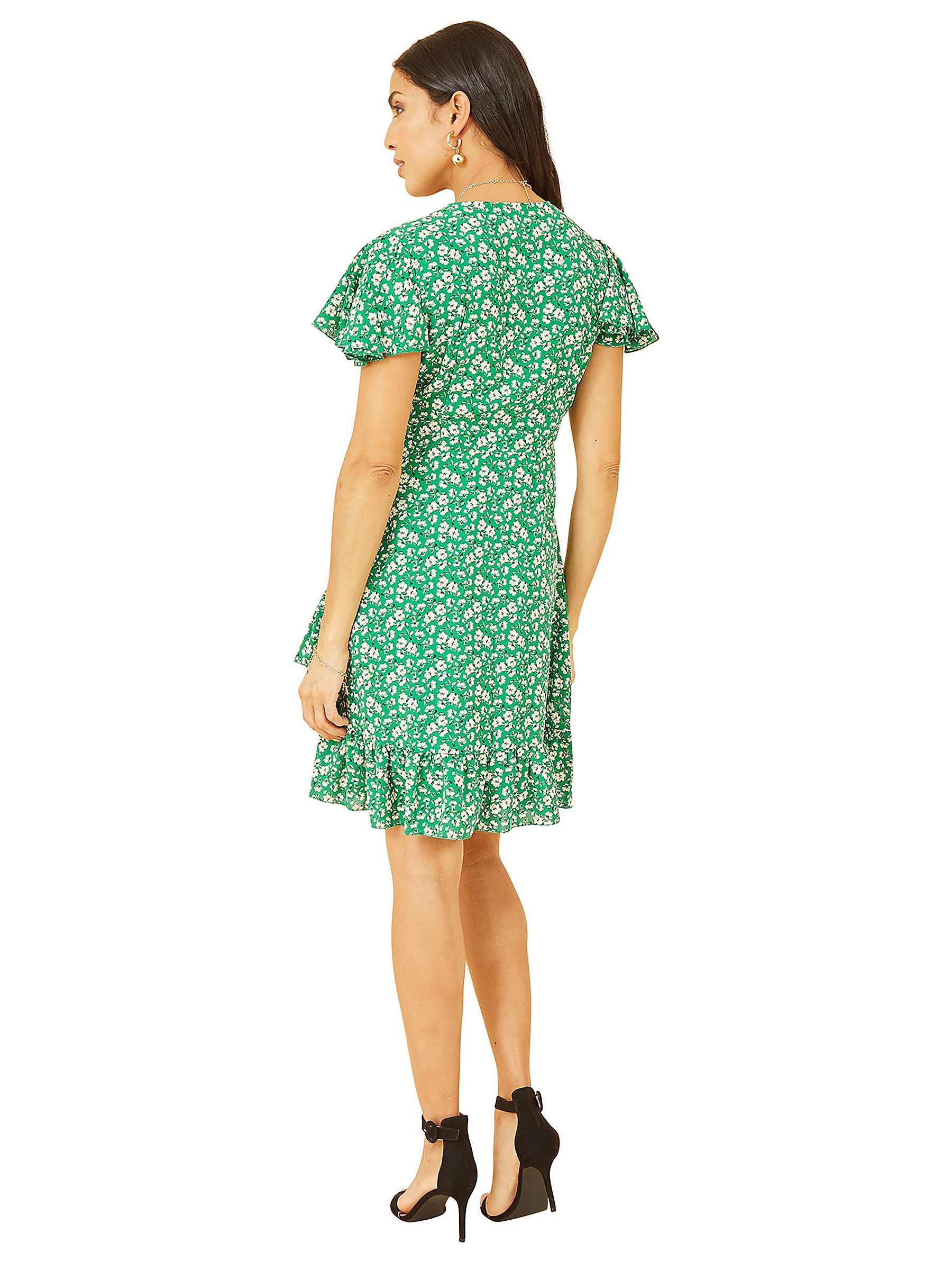 Buy Mela London Ditsy Print Frill Wrap Dress Online at johnlewis.com