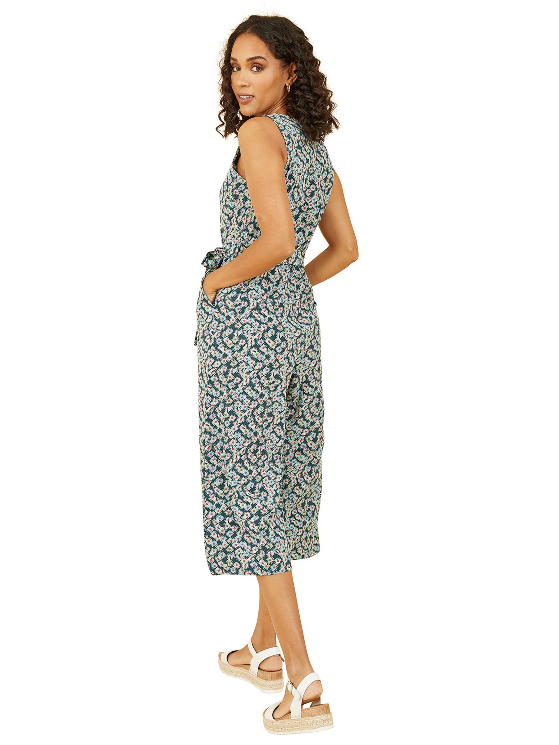 Buy Mela London Mela Ditsy Daisy Floral Print Culotte Jumpsuit Online at johnlewis.com