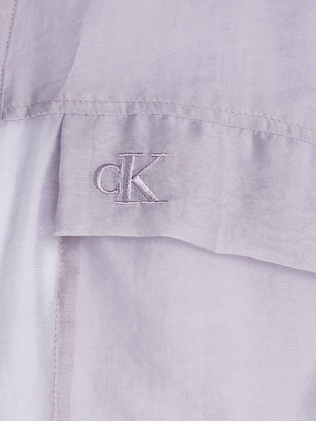 Calvin Klein Relaxed Long Sleeve Shirt, Lavender Aura