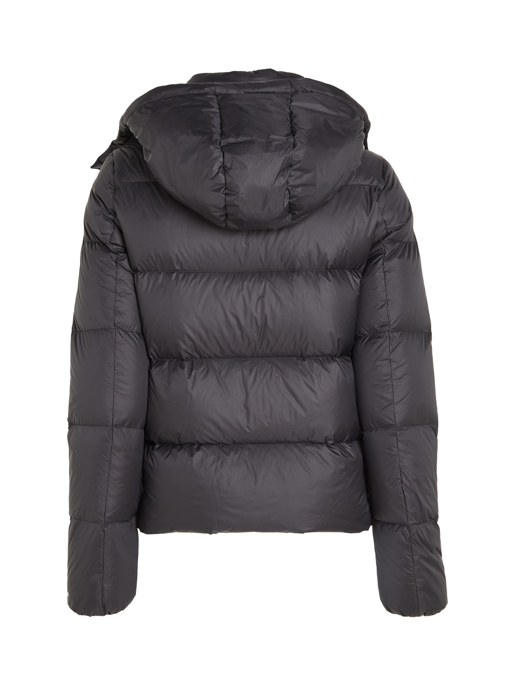 Calvin Klein Logo Puffer Jacket, CK Black at John Lewis & Partners