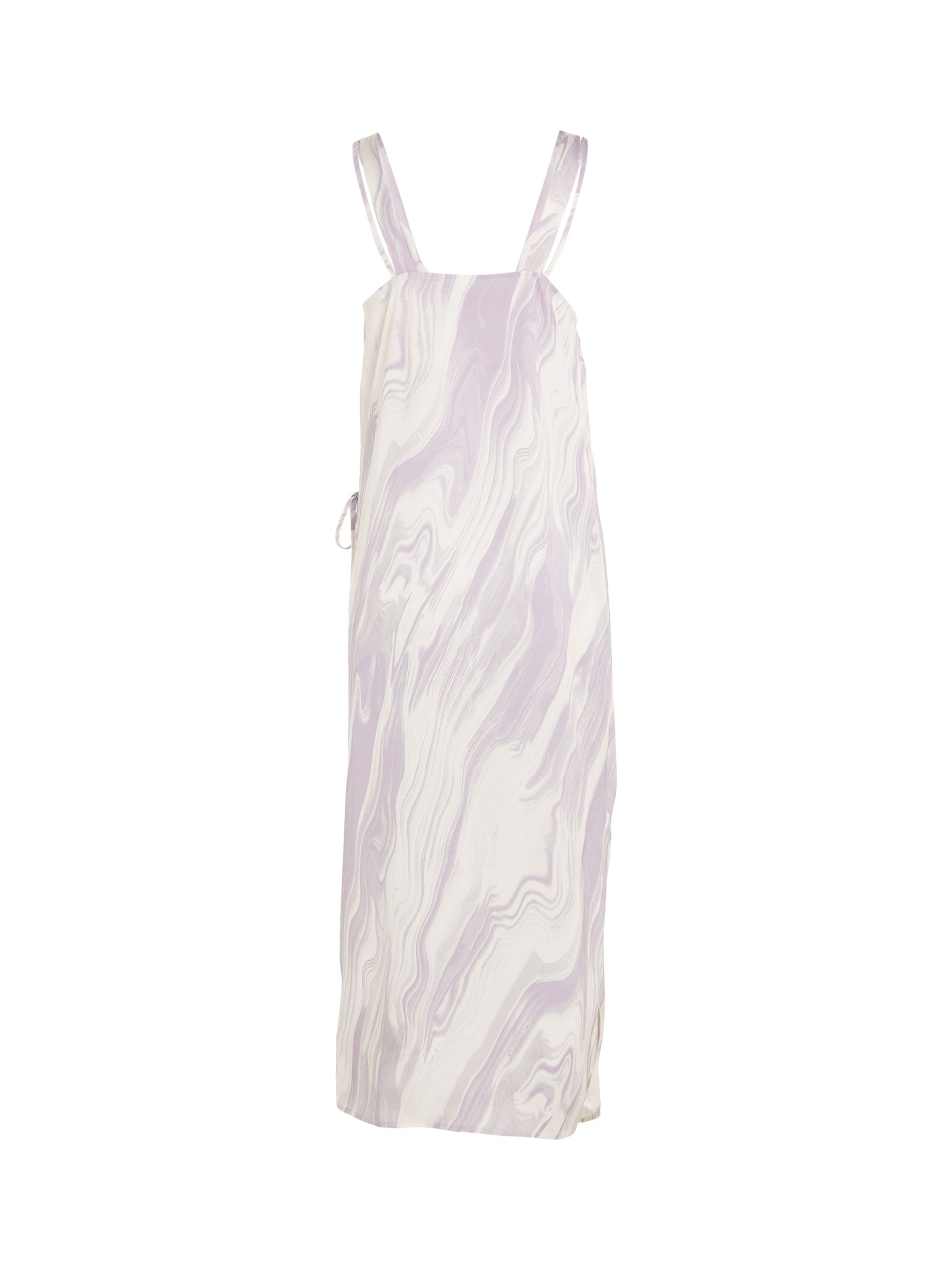 Calvin Klein Shine Slip Dress, Purple/Marble, 6