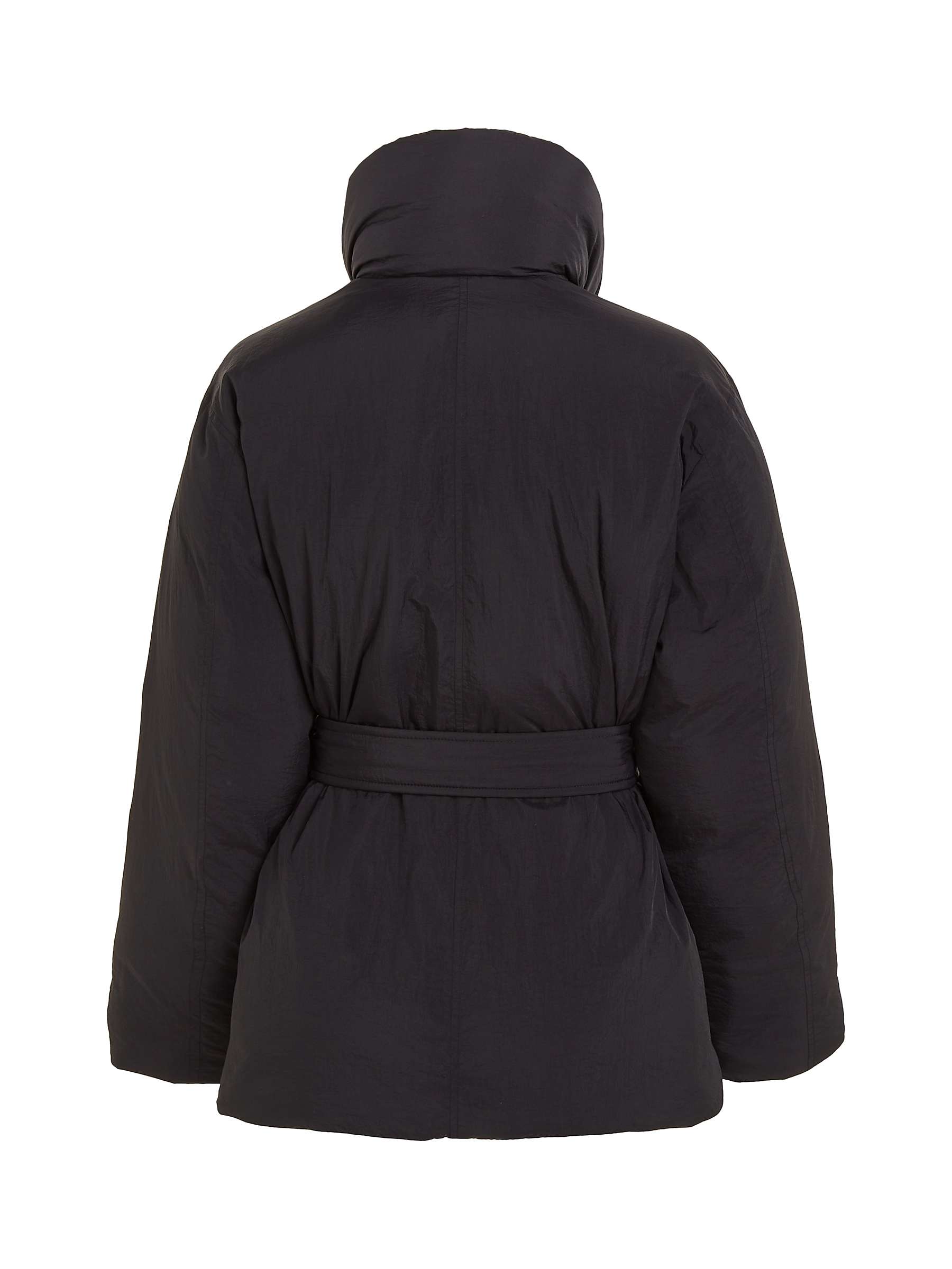Buy Calvin Klein Wrap Belted Jacket, CK Black Online at johnlewis.com