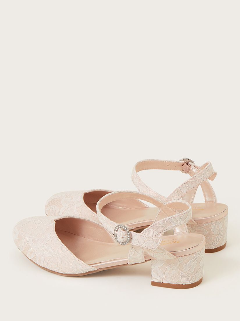 Monsoon Kids' Lace Two Part Heels at John Lewis & Partners