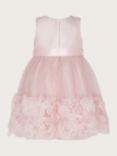Monsoon Baby Odette Blossom Dress, Pink