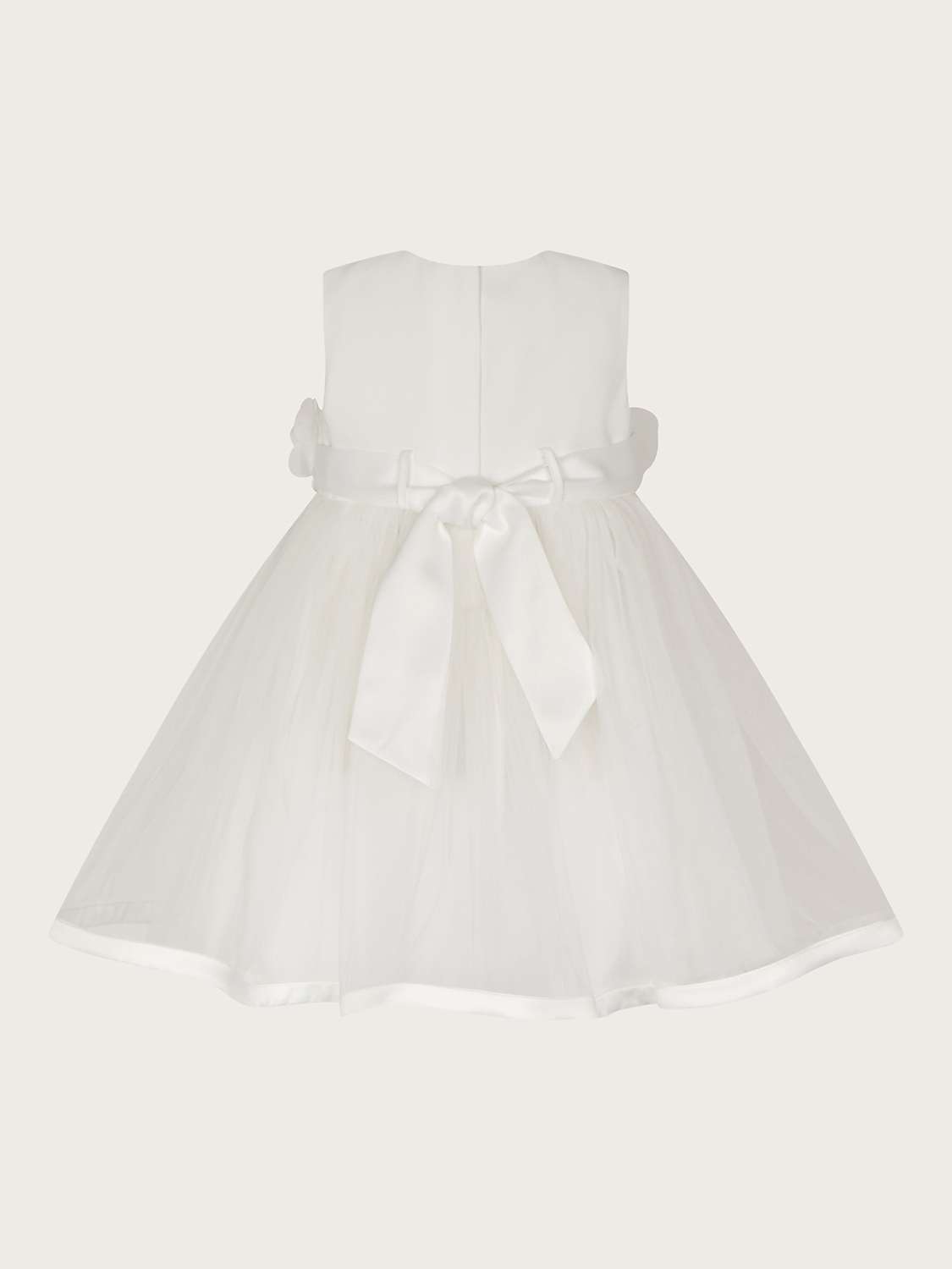 Buy Monsoon Baby Rosanna Christening Dress, Ivory Online at johnlewis.com