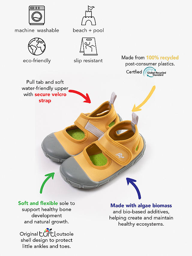 Turtl Kids' Sports Sandals, Sand/Khaki