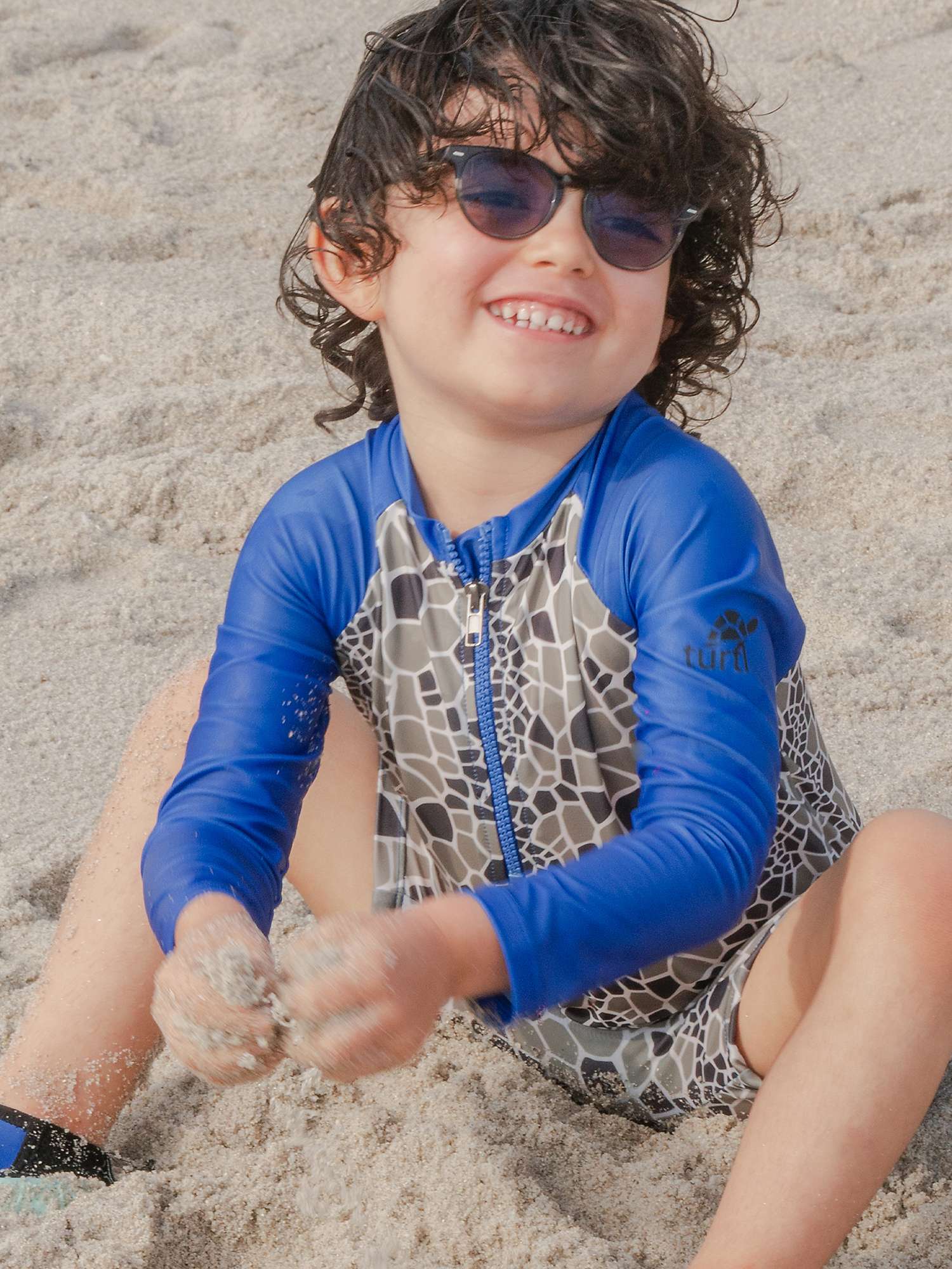 Buy Turtl Kids' Recycled One Piece Swimsuit Online at johnlewis.com