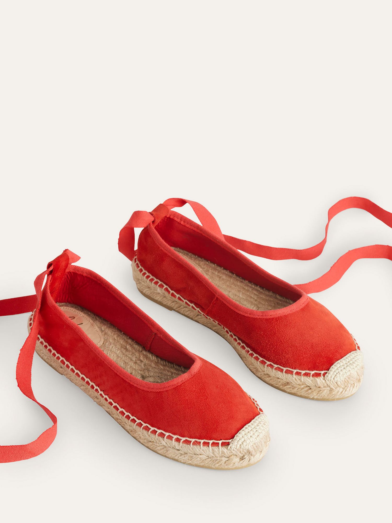 Red tie cheap up espadrilles