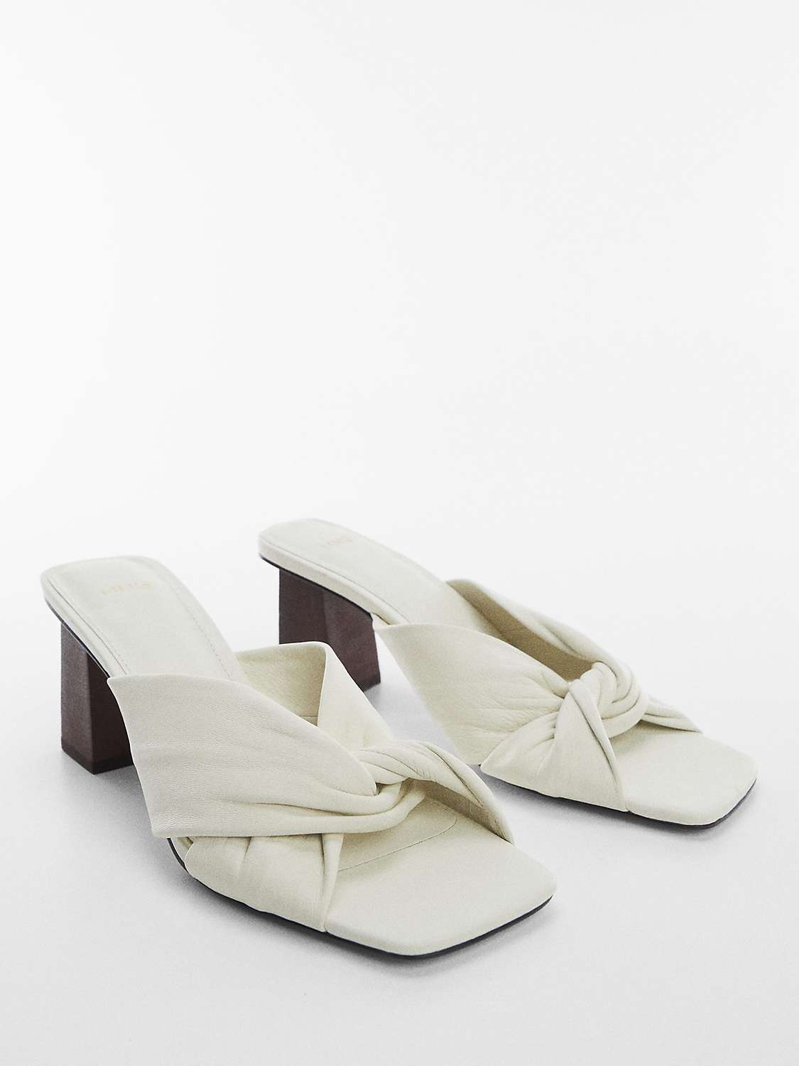 Buy Mango Kurku Leather Wrap Sandals Online at johnlewis.com