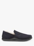 Hotter Relax Suede Slippers, Navy