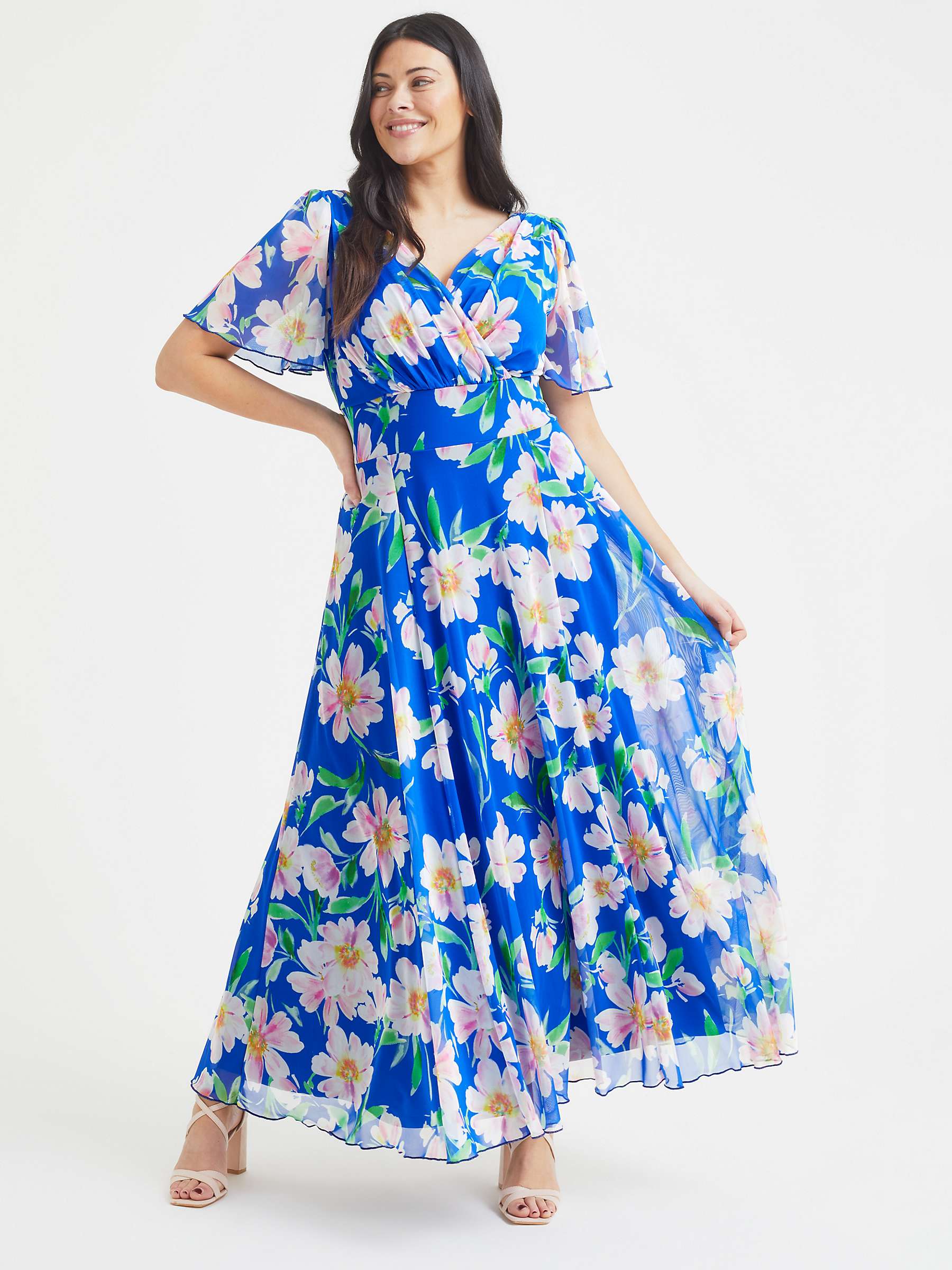 Buy Scarlett & Jo Isabelle Maxi Dress, Royal Blue Online at johnlewis.com