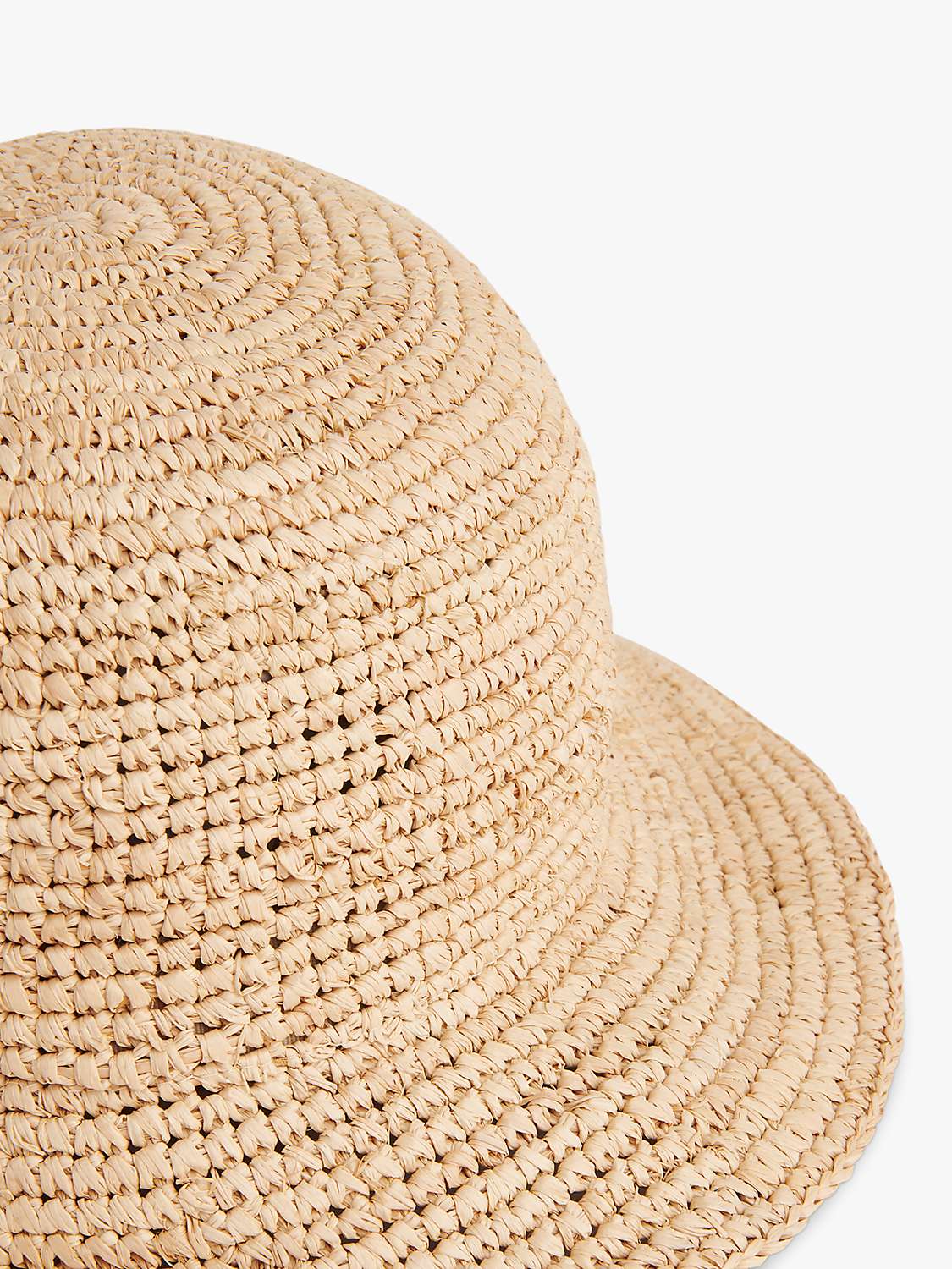 Buy Whistles Straw Bucket Hat, Neutral Online at johnlewis.com