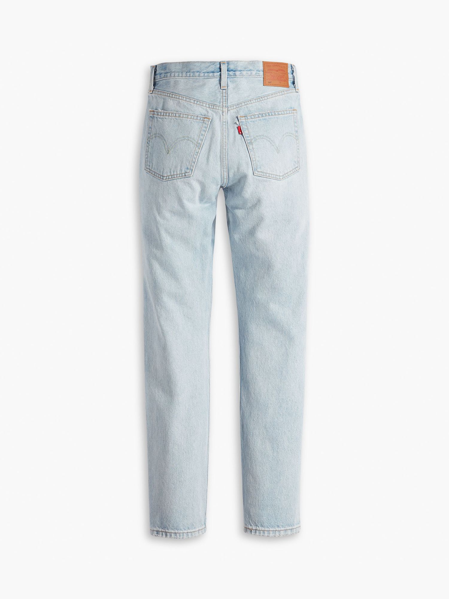 Levi's 501 Straight Cut Embellished Jeans, Bling Blau at John Lewis ...