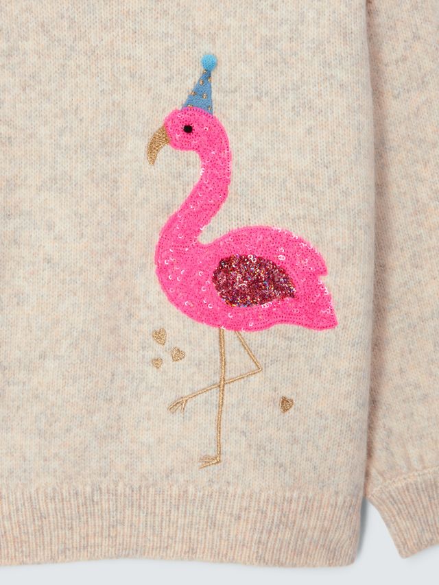 Girls sales flamingo jumper