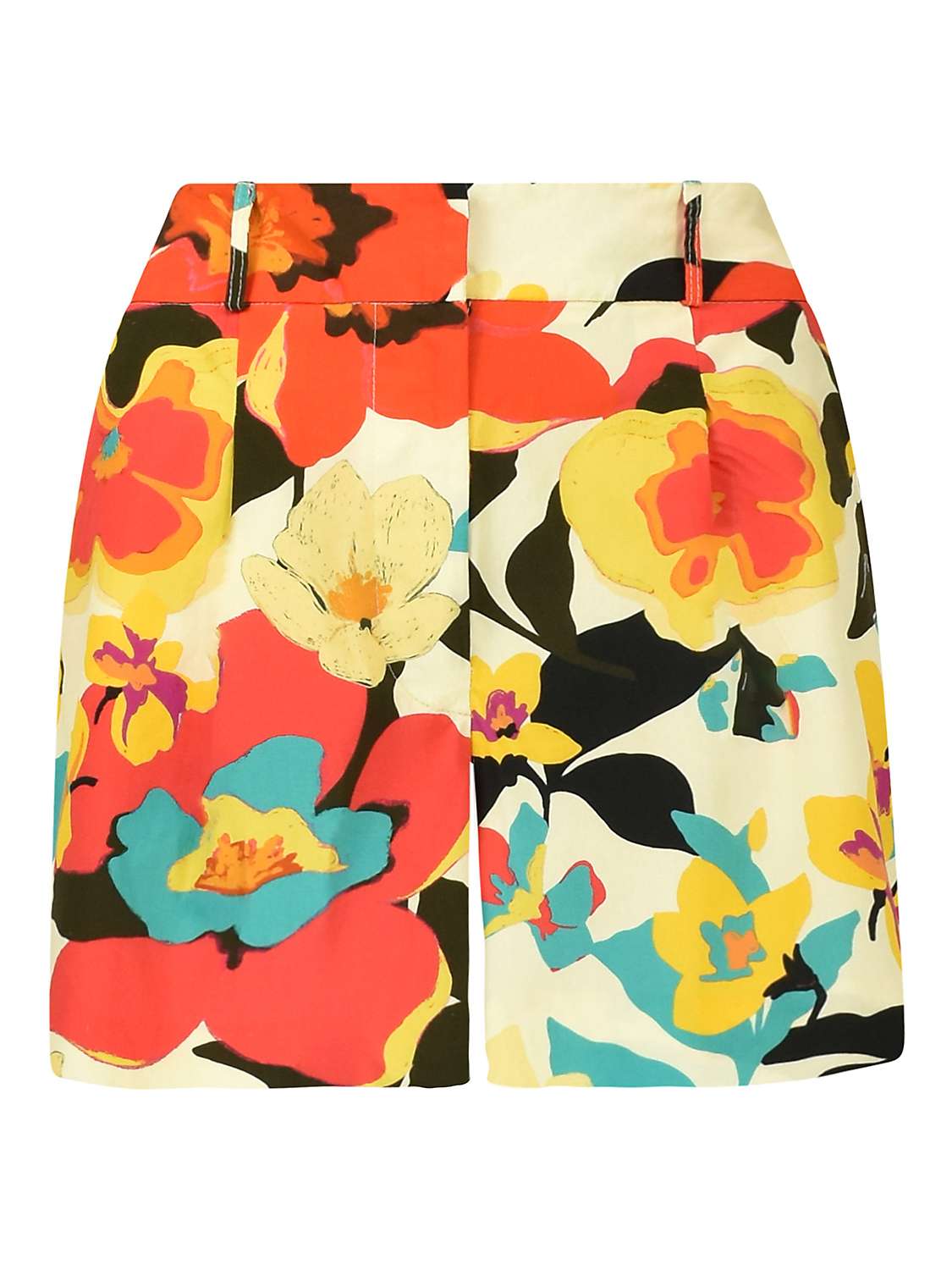 Buy Ro&Zo Tropical Print Tailored Shorts, Multi Online at johnlewis.com