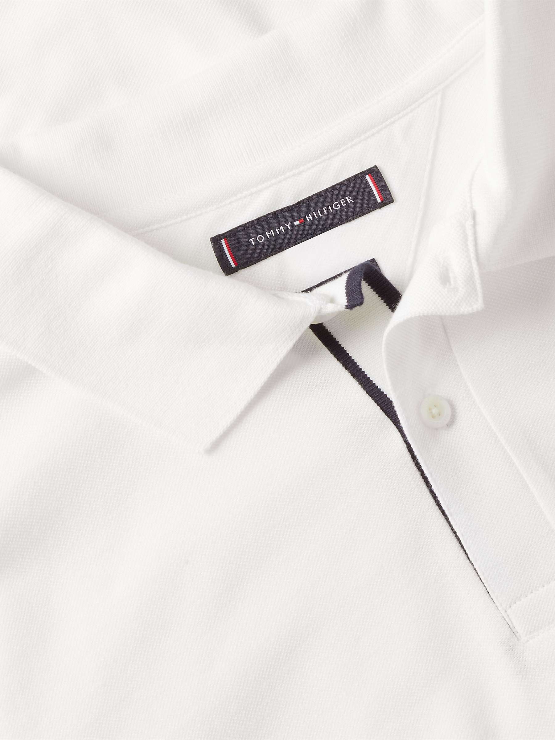 Buy Tommy Hilfiger Regular Fit Polo Shirt, White Online at johnlewis.com