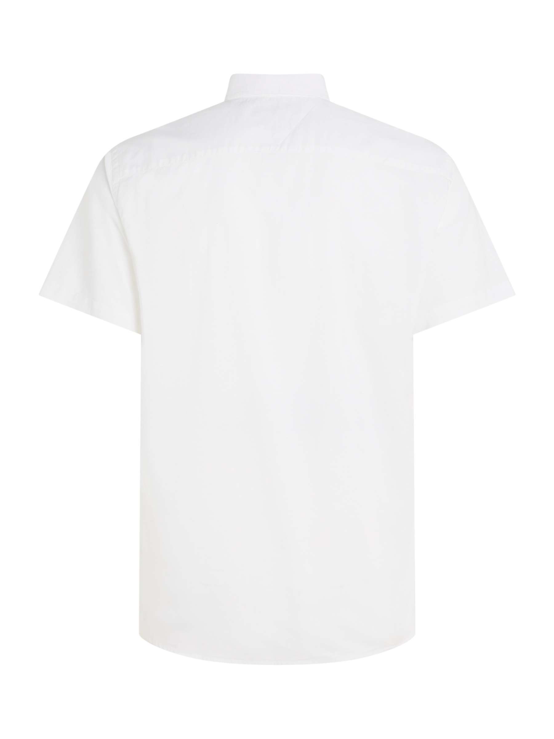 Tommy Hilfiger Linen Short Sleeve Shirt, White at John Lewis & Partners