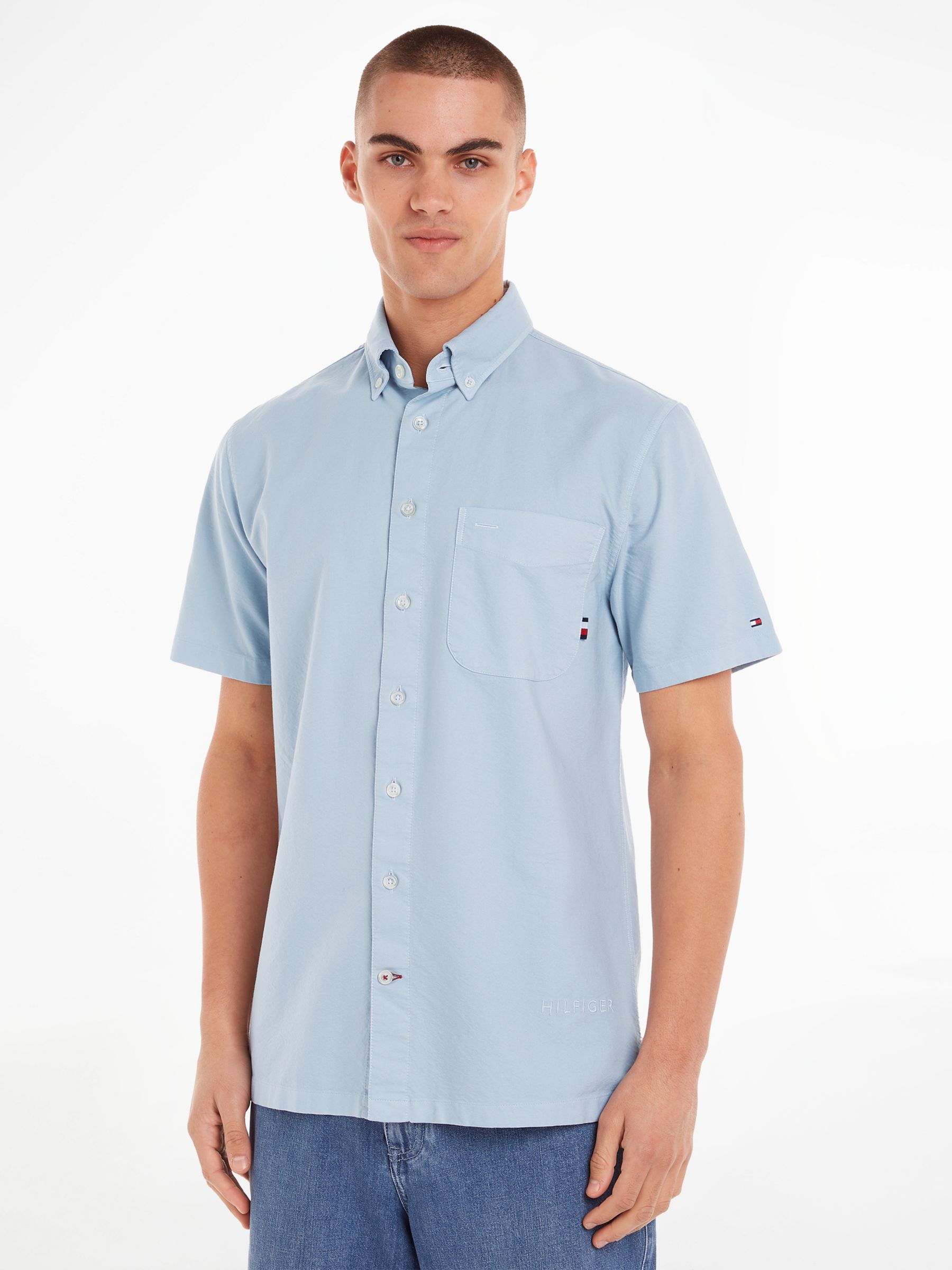 The Tommy - Button Down Oxford Shirt, Light Blue