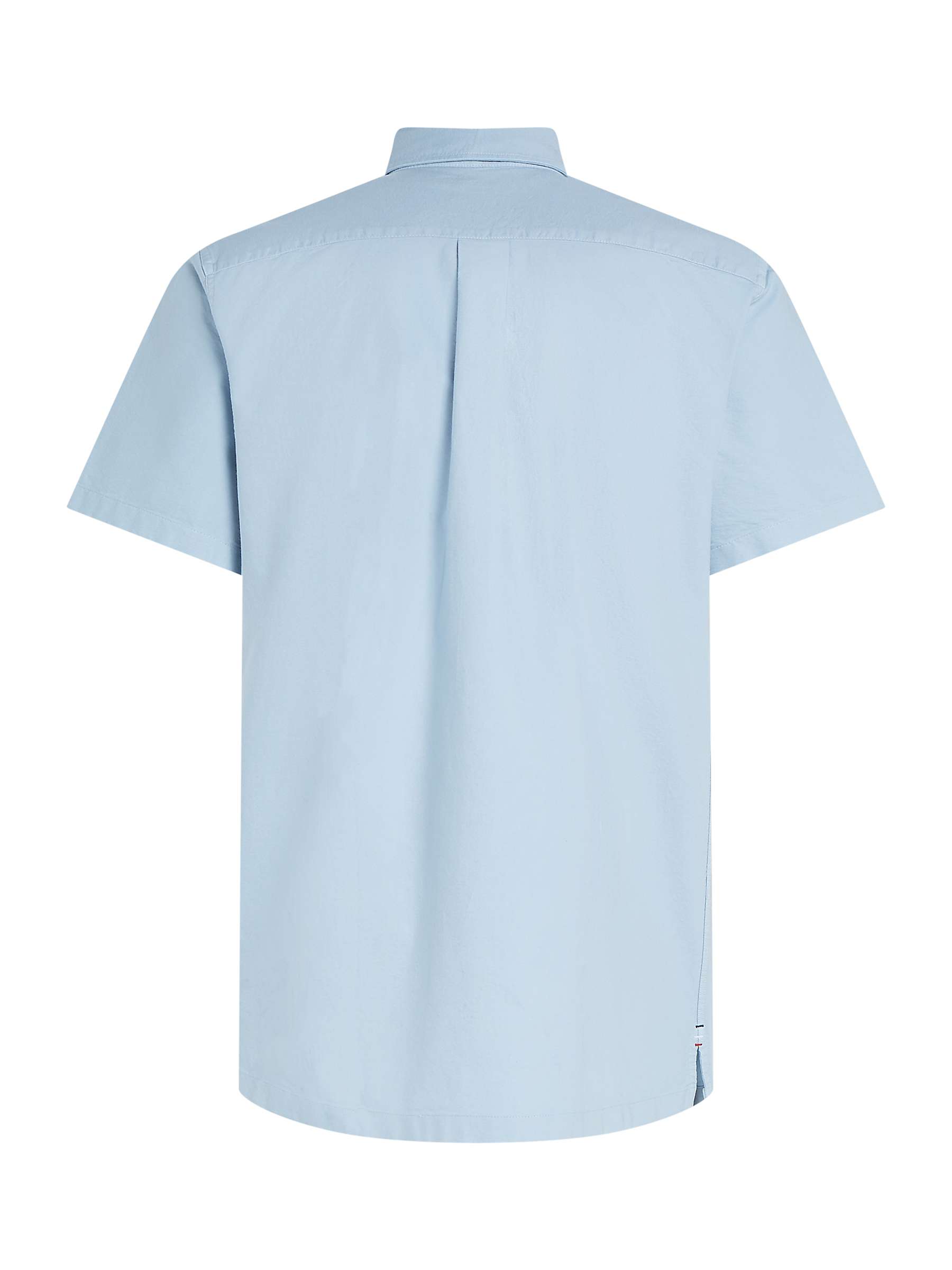 Buy Tommy Hilfiger Oxford Regular Fit Short Sleeve Shirt, Blue Online at johnlewis.com