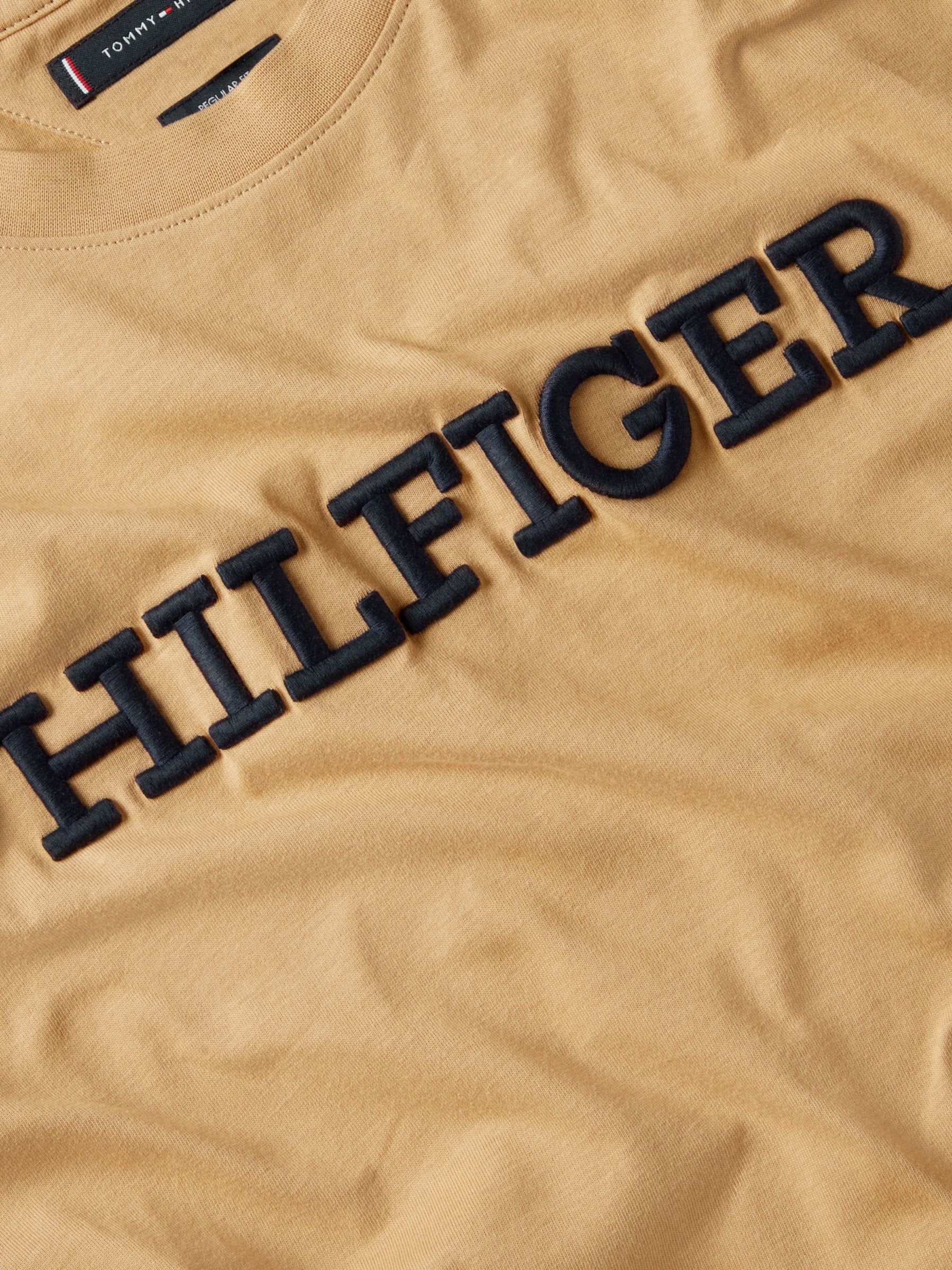 Tommy Hilfiger Monotype Graphic T-Shirt, Classic Khaki, S
