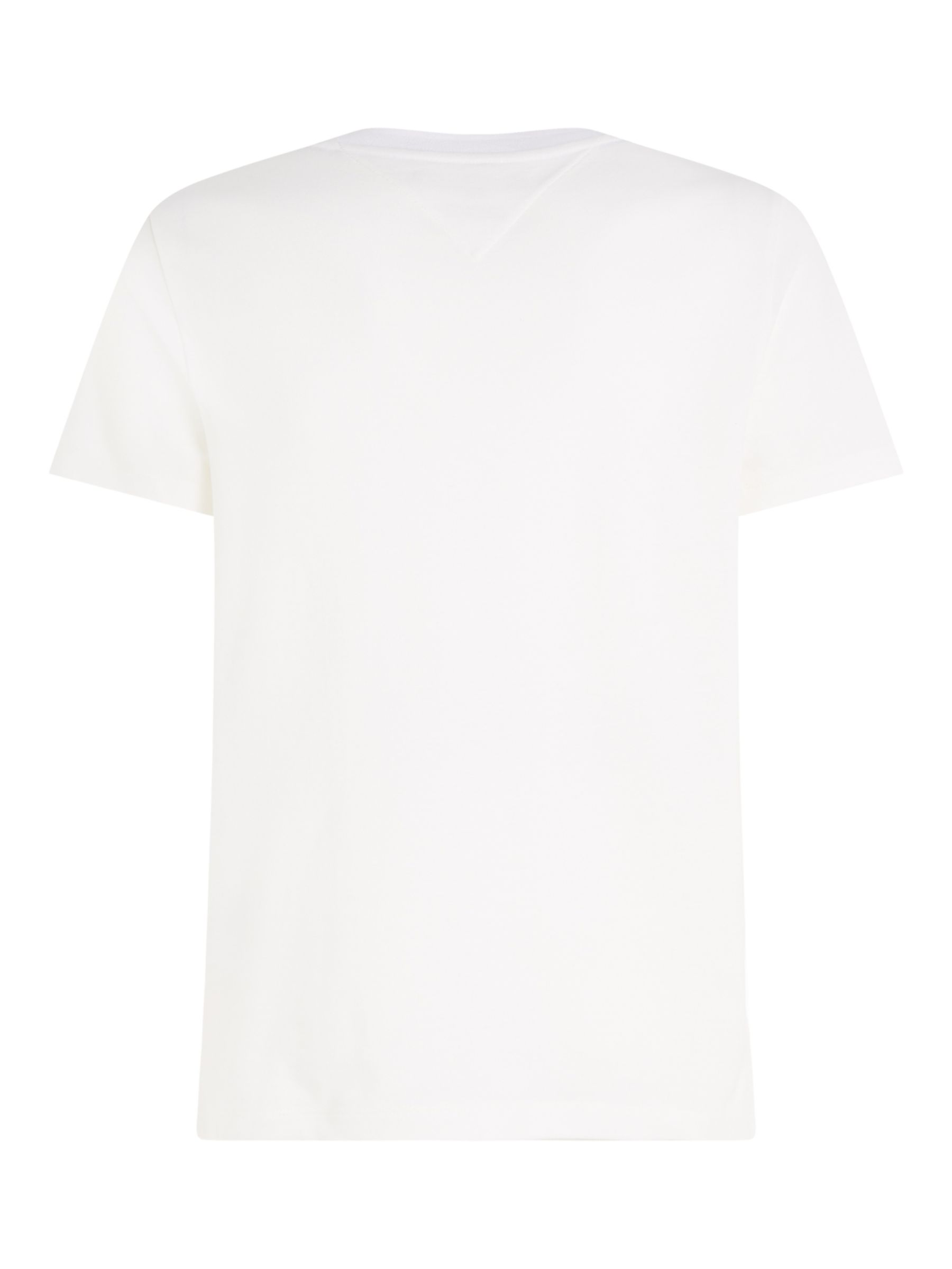 Tommy Hilfiger Pique T-Shirt, White at John Lewis & Partners