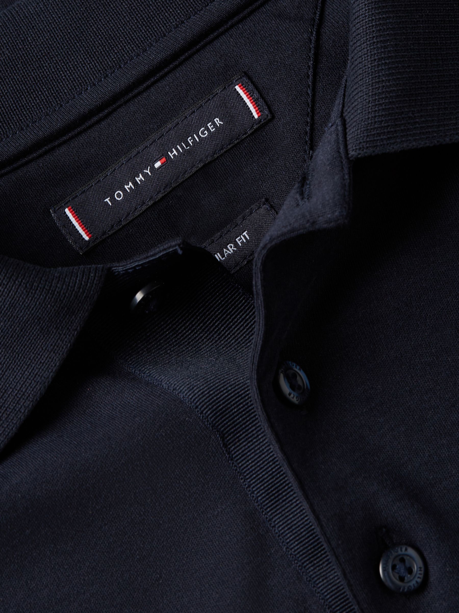 Tommy Hilfiger Regular Polo Shirt, Desert Sky at John Lewis & Partners