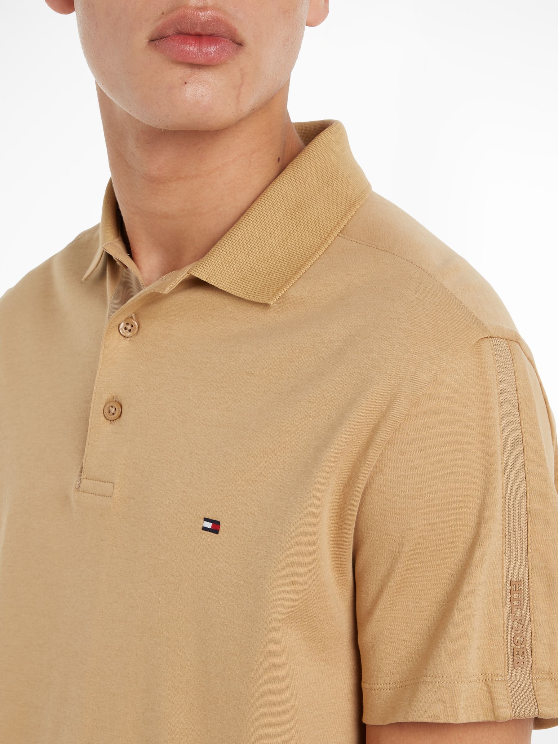 Tommy Hilfiger Regular Polo Shirt, Classic Khaki, XS