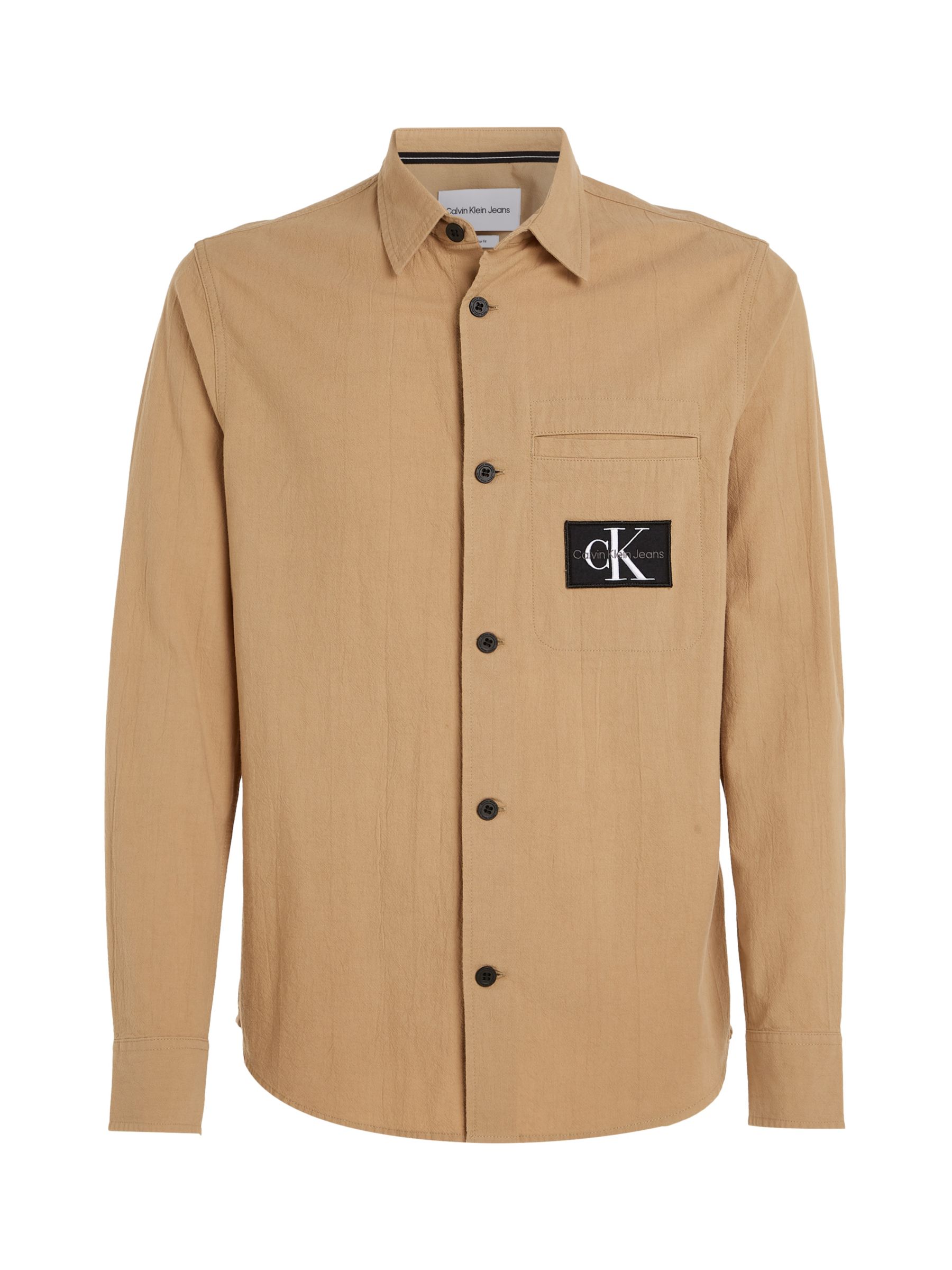 Calvin Klein Textured Overshirt at John Lewis & Partners