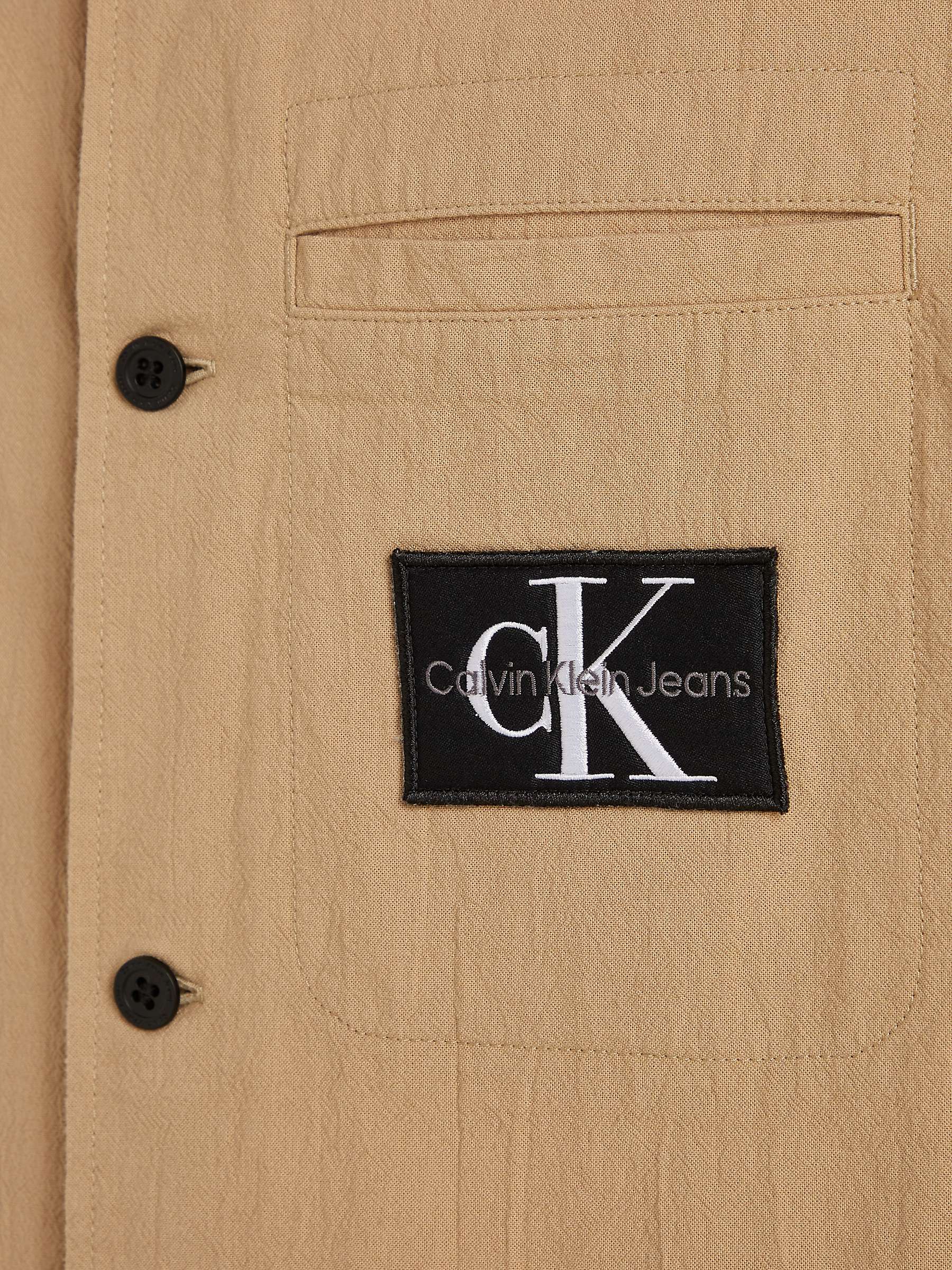 Buy Calvin Klein Textured Overshirt Online at johnlewis.com